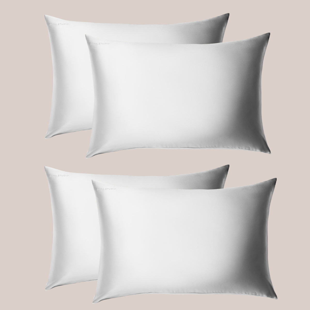 Funda de Almohada seda - Blanco
