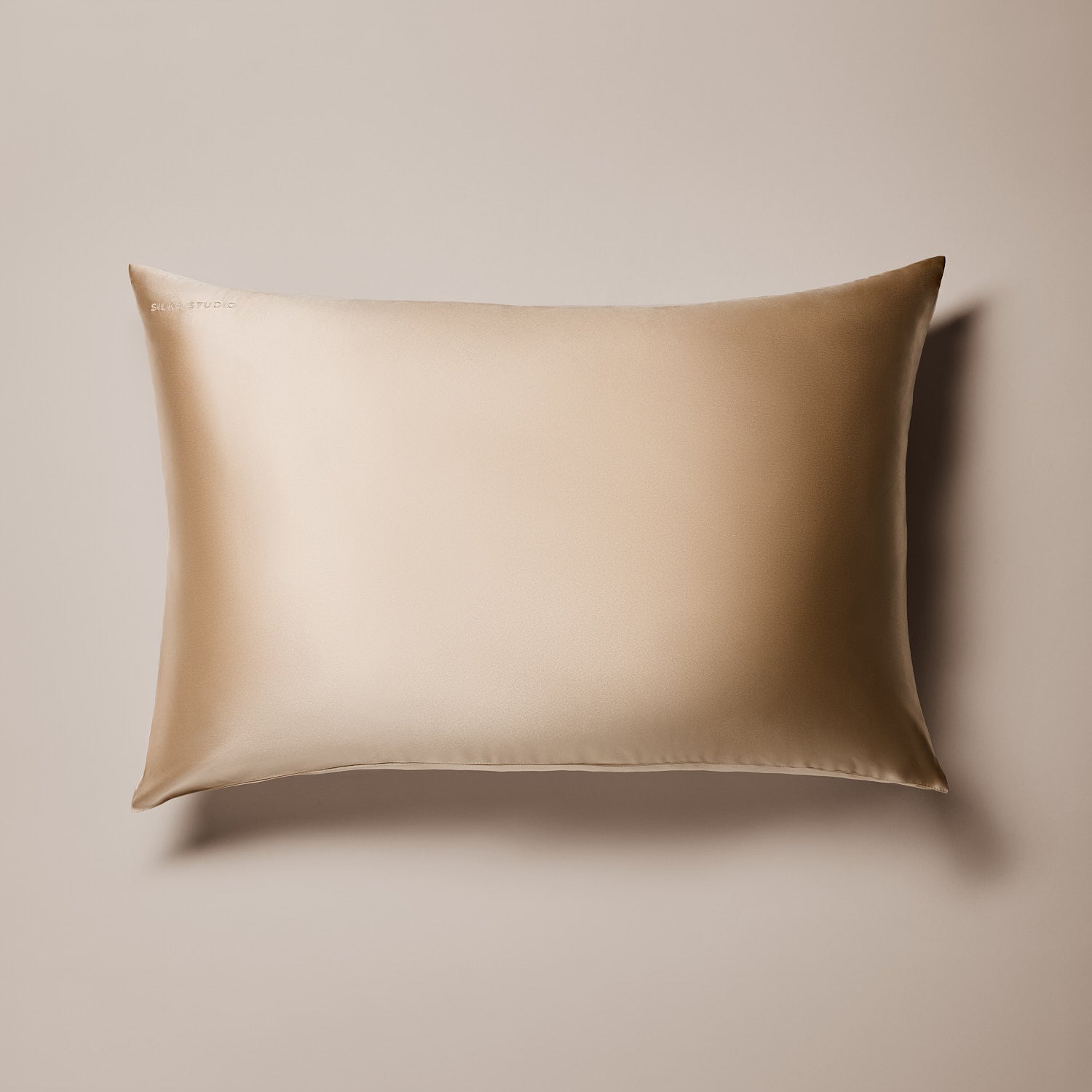 Funda de Almohada Seda - Champagne