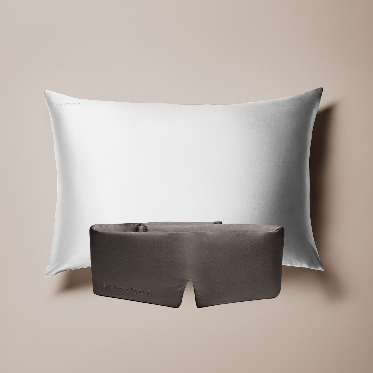 Set sueño profundo · Blanco y gris