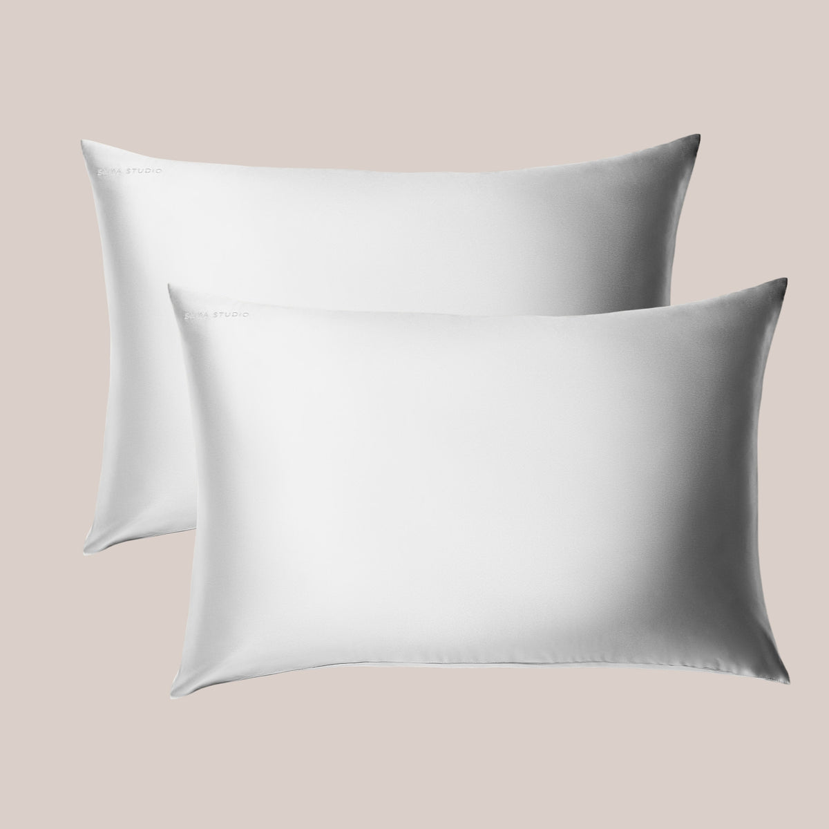 Funda de Almohada seda - Blanco