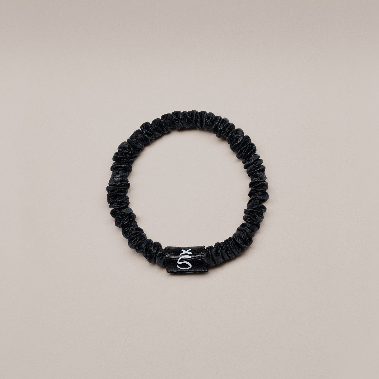 Coletero de seda pequeño (pack 4) - Negro